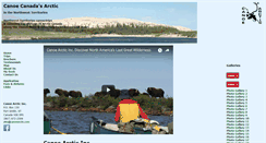 Desktop Screenshot of canoearctic.com
